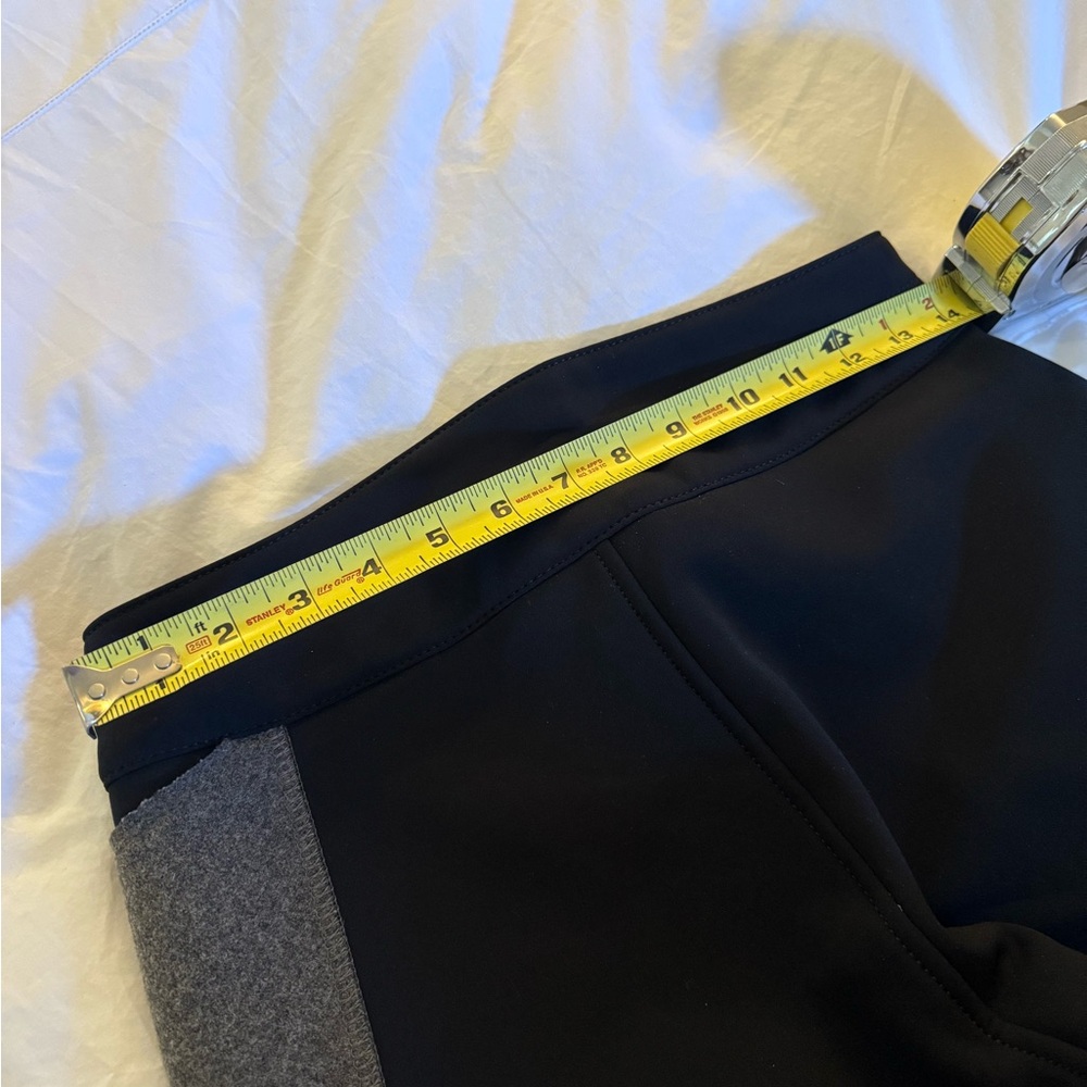 FrauenSchuh lined Black Ski Pants with gray and white detail Austrian Luxury - Picture 15 of 16
